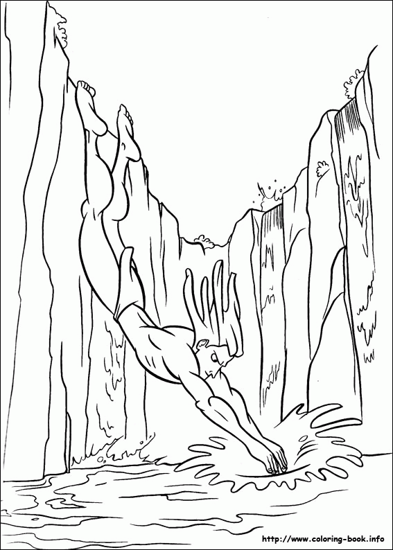 Tarzan kolorowanki